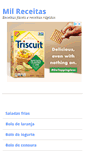 Mobile Screenshot of milreceitas.com