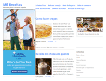 Tablet Screenshot of milreceitas.com